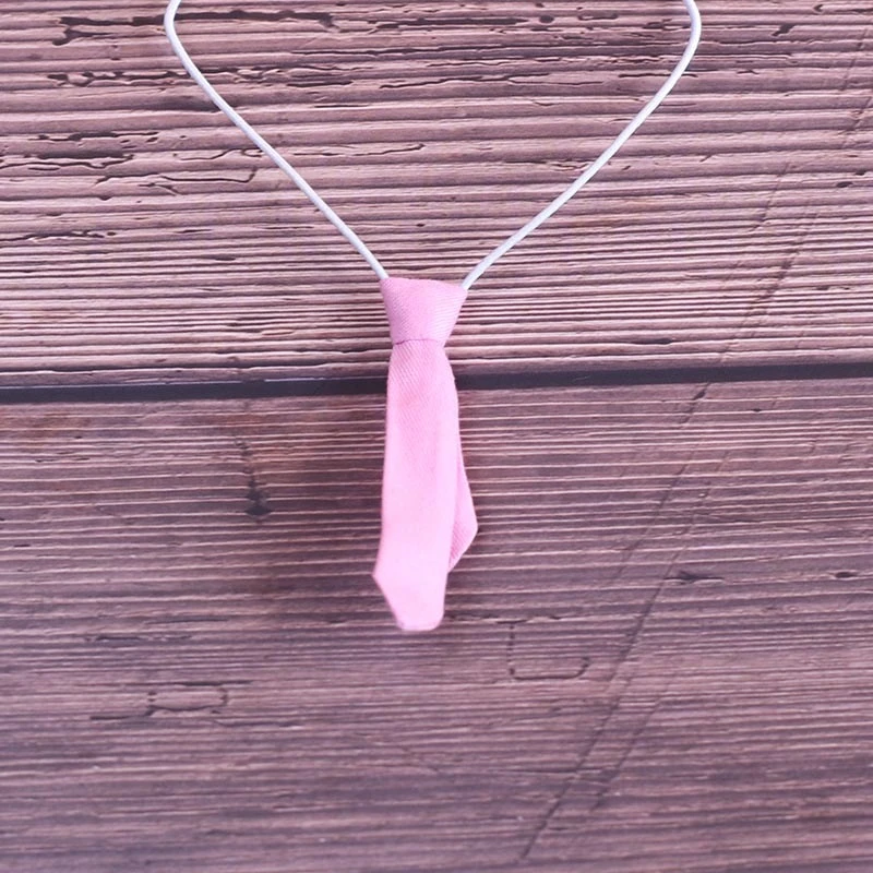 Mini Doll Bow Ties and Neckties — Pink necktie