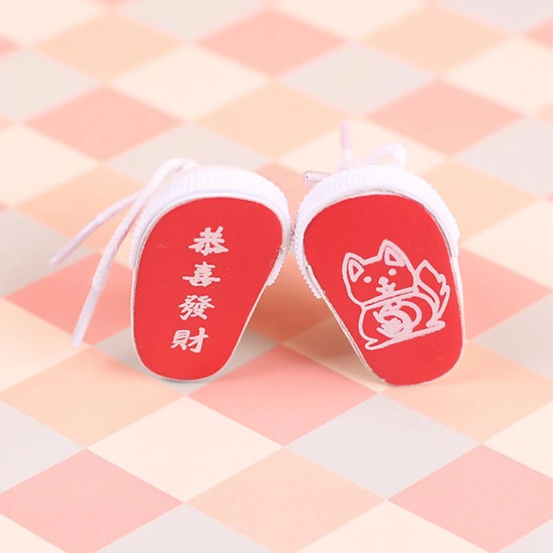 Mini Doll Canvas Sneakers — custom doll clothing and miniature accessory