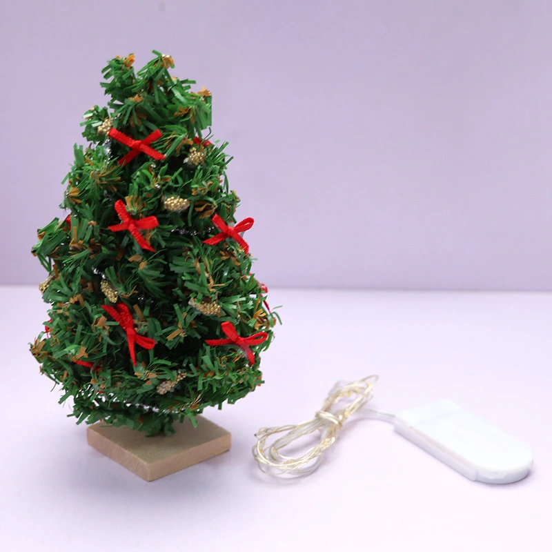 Miniature Christmas Tree — custom doll clothing and miniature accessory