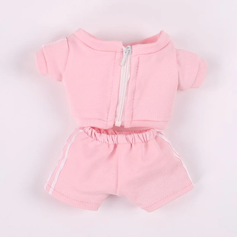 Two-Piece Doll Tracksuits — Pink blank tracksuit 2-piece set