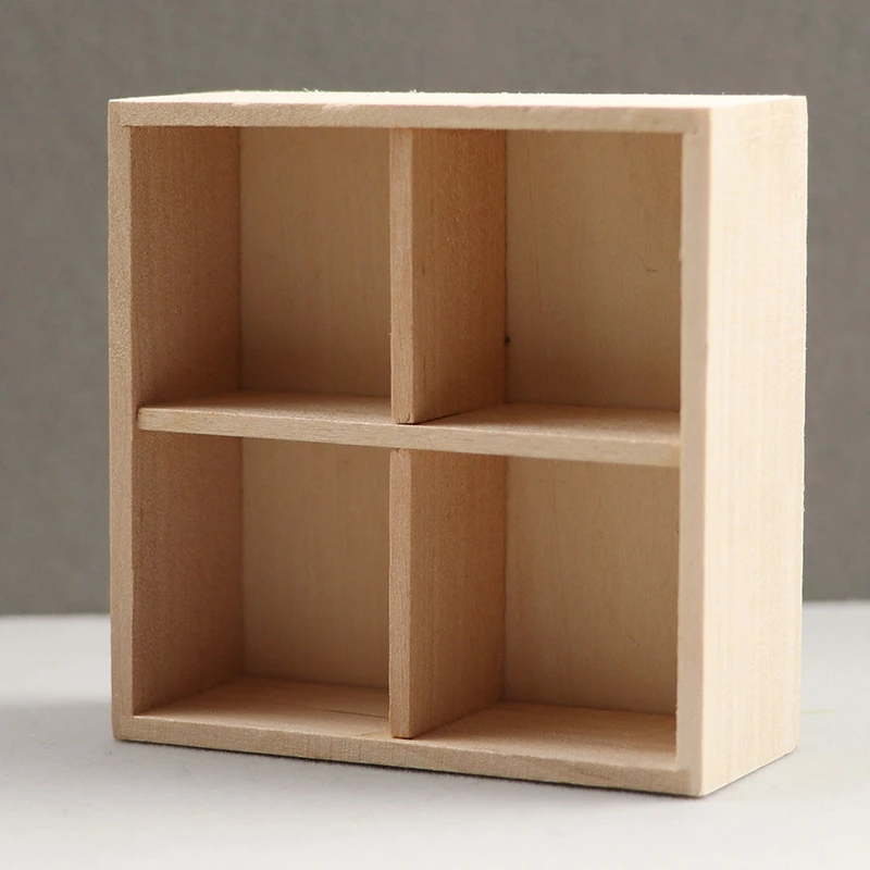 Unpainted Miniature Cabinet Set — custom doll clothing and miniature accessory